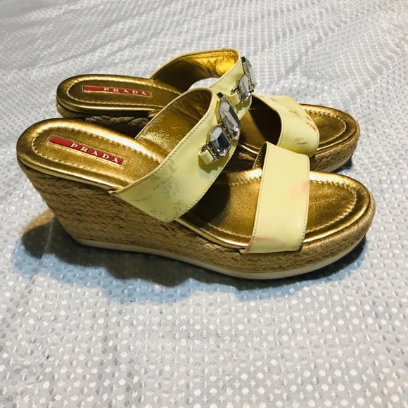 Prada wedges sandals - Picture 2 of 12